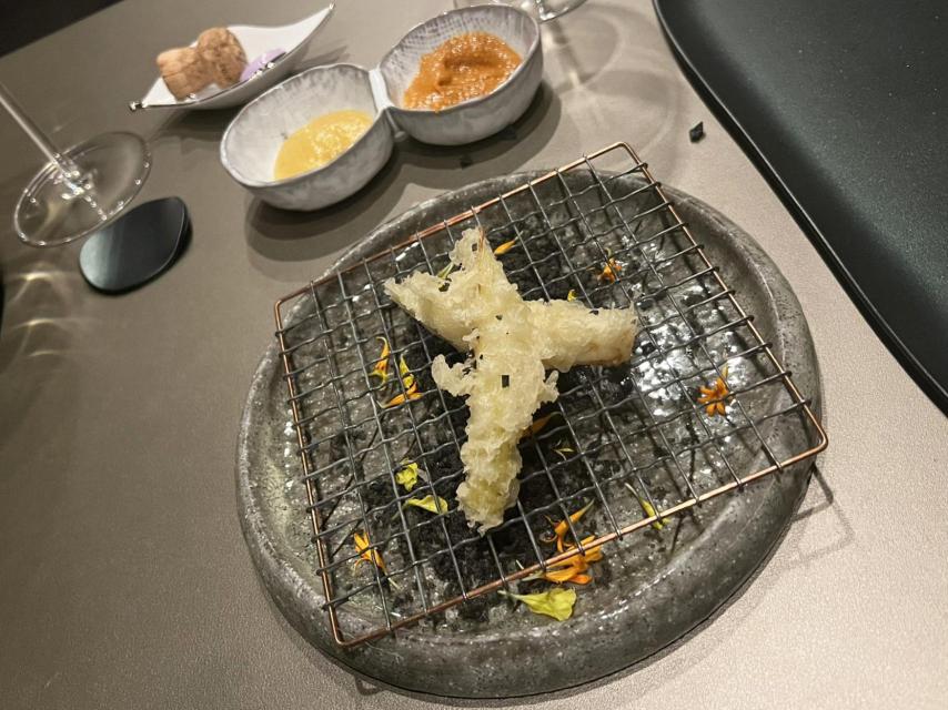 Tempura de calçot - Grupo Ricardo Sanz
