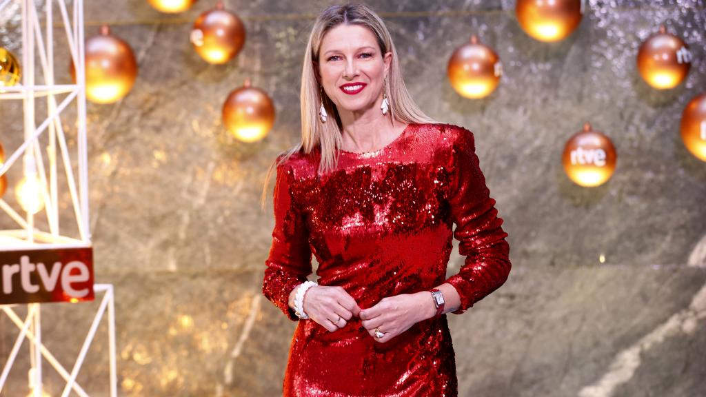 Anne Igartiburu en la presentación de 'La Navidad que quieres'.