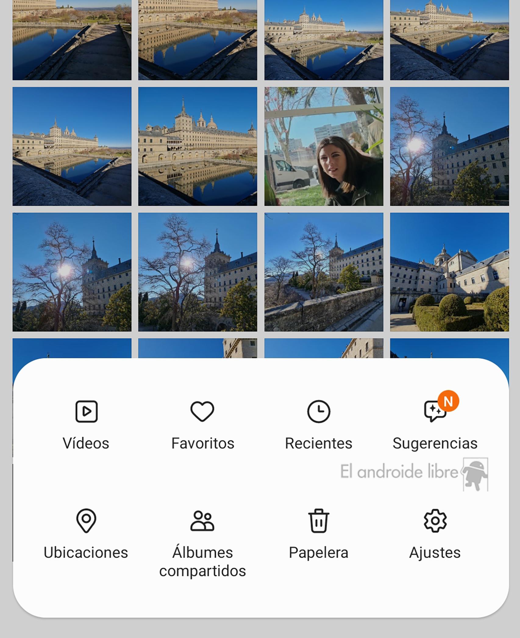 Los álbumes compartidos en Samsung