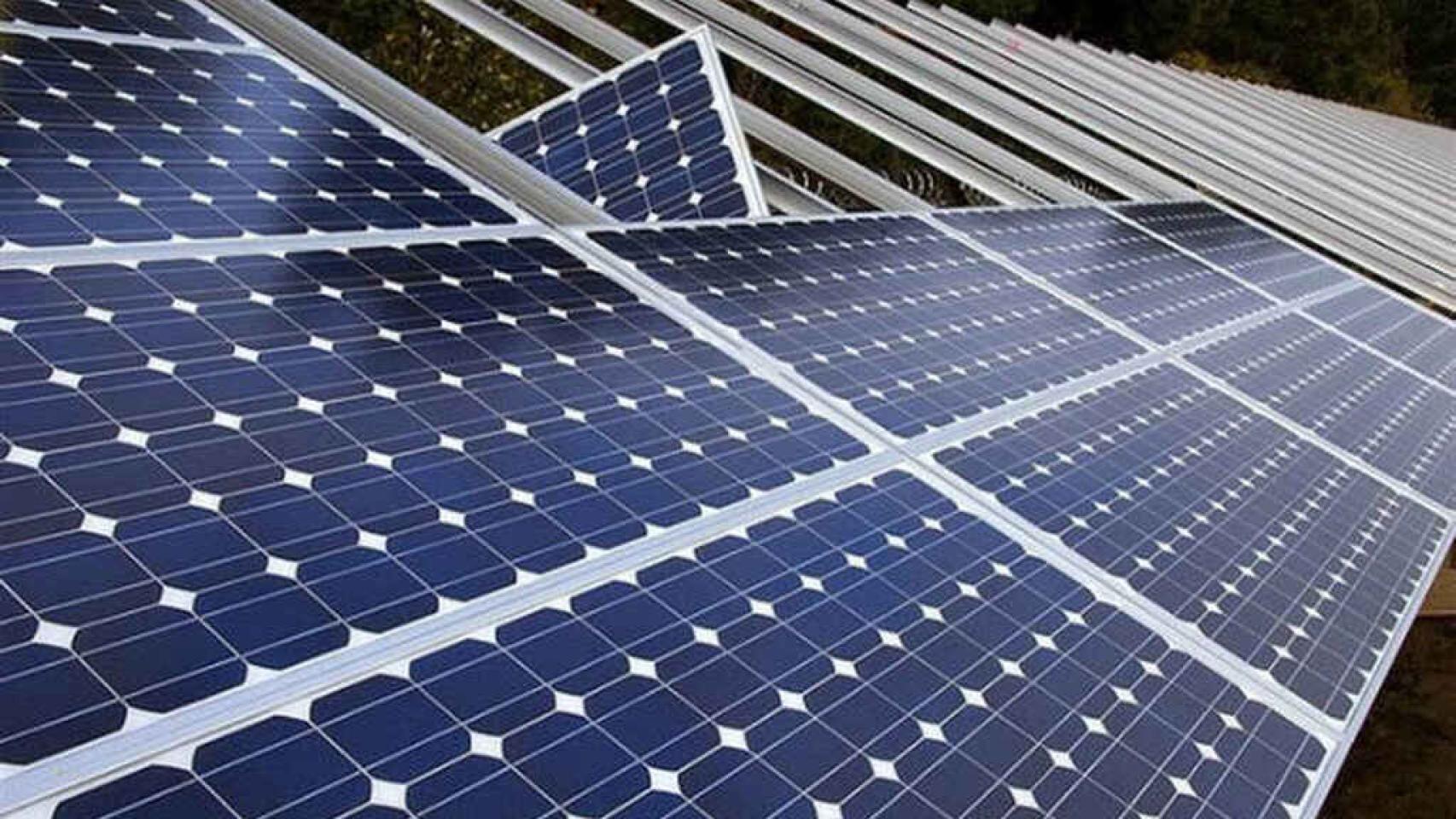 Imagen de archivo de un parque fotovoltaico