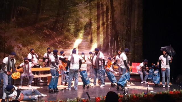 La Murga de Merchán en su preliminar.