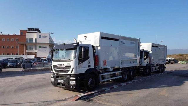 Un camión de la empresa de limpieza de Málaga, Limasam.