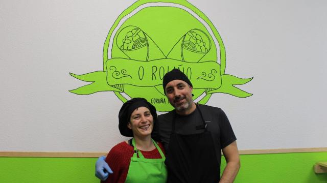 Lucía Peces y Arcadio Garrido, al frente de O Roliño