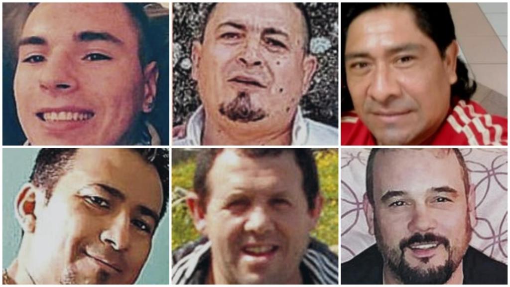Seis de los 24 tripulantes del 'Villa de Pitanxo'.