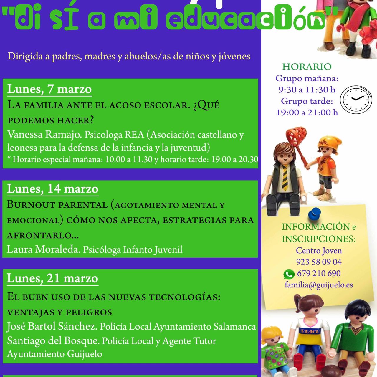 Escuela de Padres cartel 2022