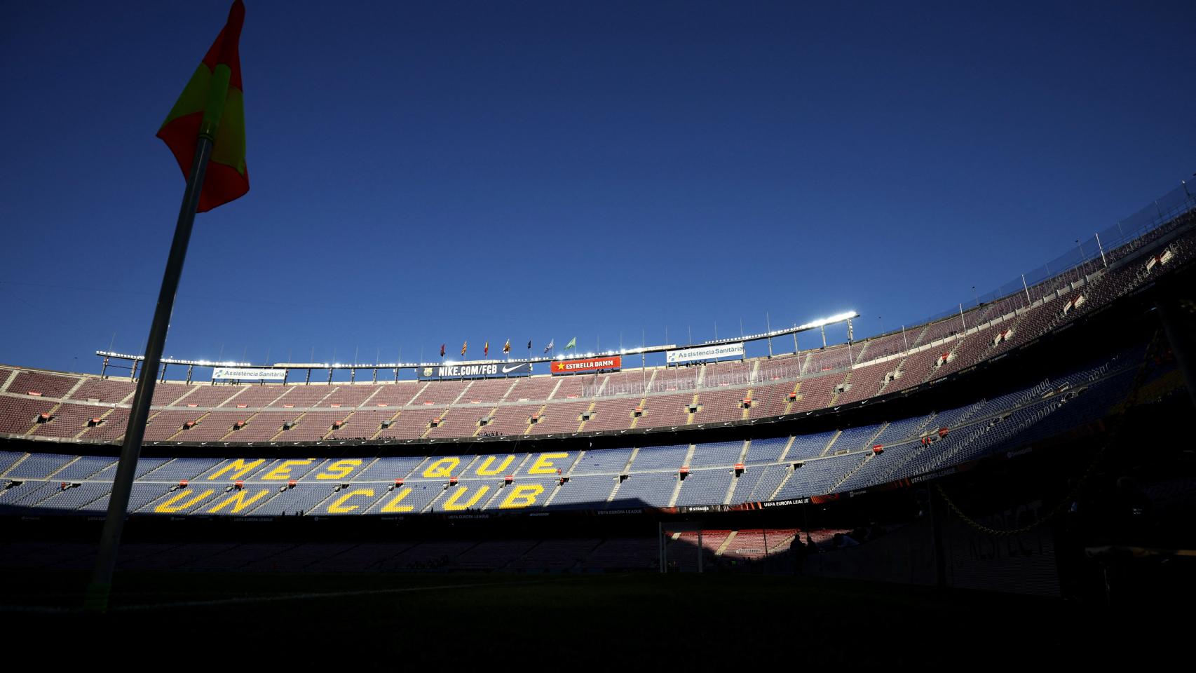El Camp Nou antes del Barça - Nápoles