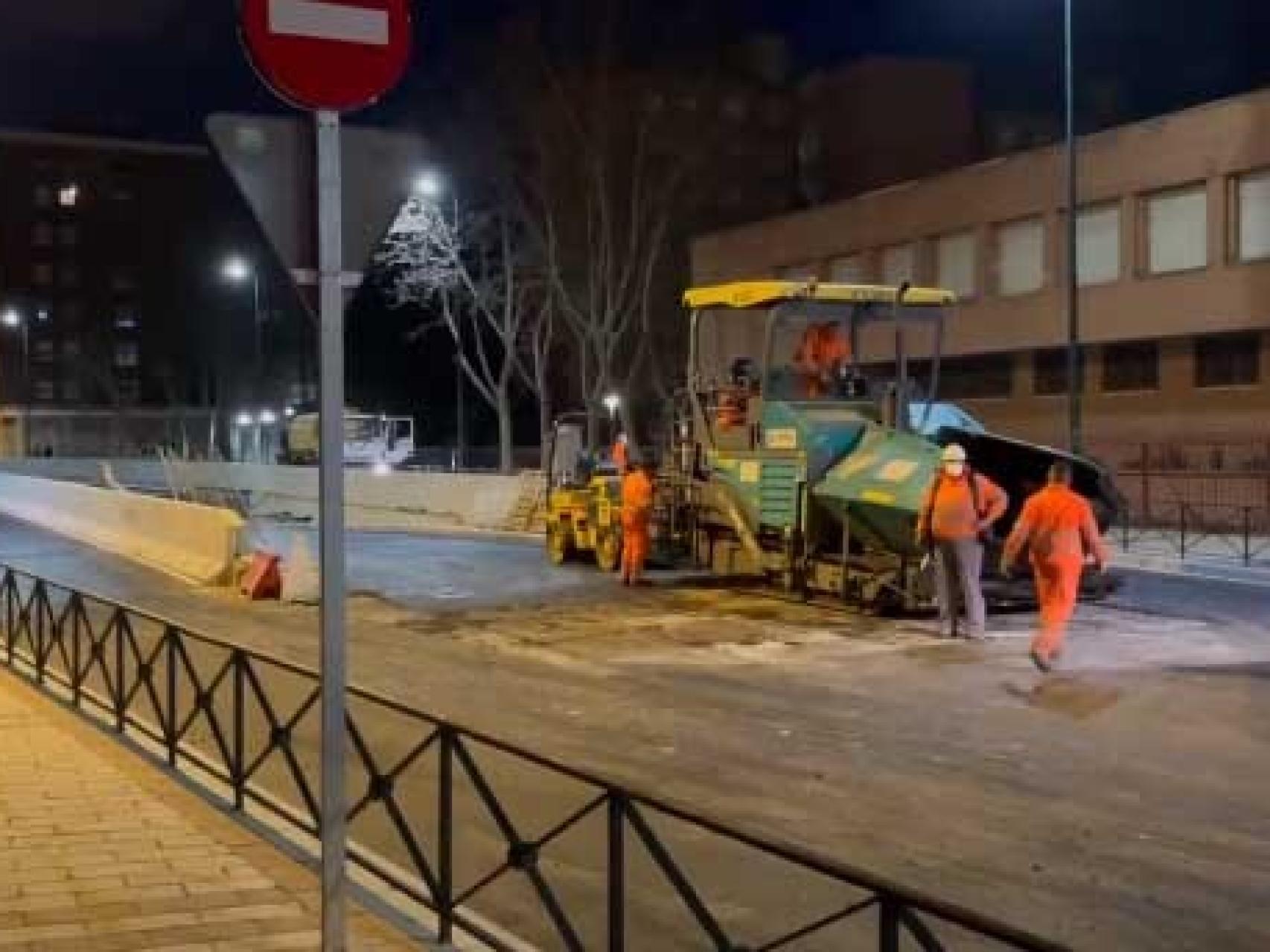 Las obras en el túnel de Andrómeda