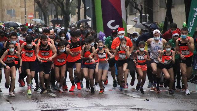 San Silvestre popular celebrada en León el pasado mes de diciembre