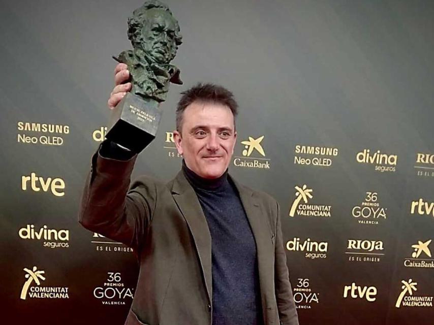 Archi Viloria con el Goya