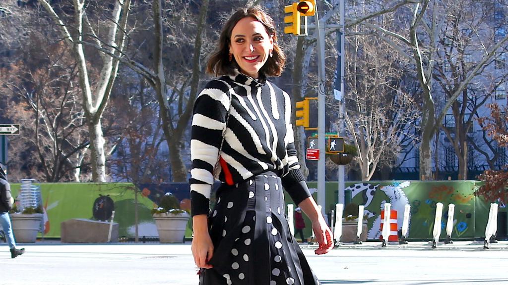 Tamara Falcó en Nueva York durante la grabación de su proyecto para Netflix.