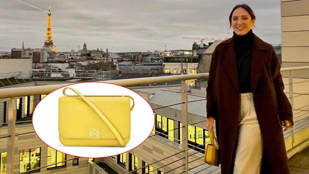 Este bolso de Loewe está confeccionado en piel de seda.