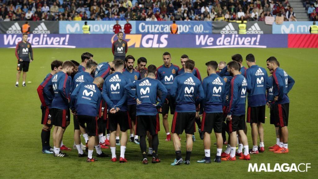 La selección estuvo por última vez en La Rosaleda en 2017.