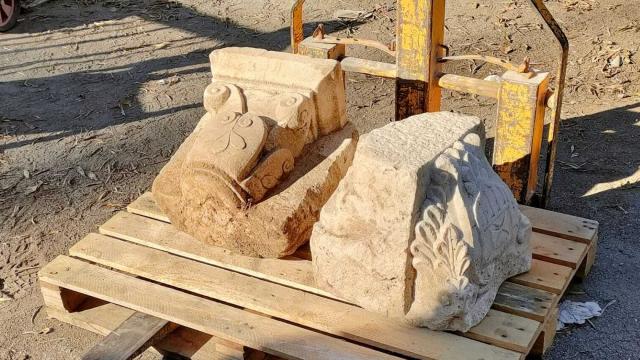 Imagen de uno de los restos rescatados en los Baños del Carmen.