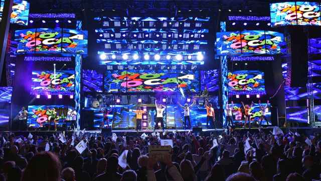 Imagen de una actuación de la orquesta Panorama