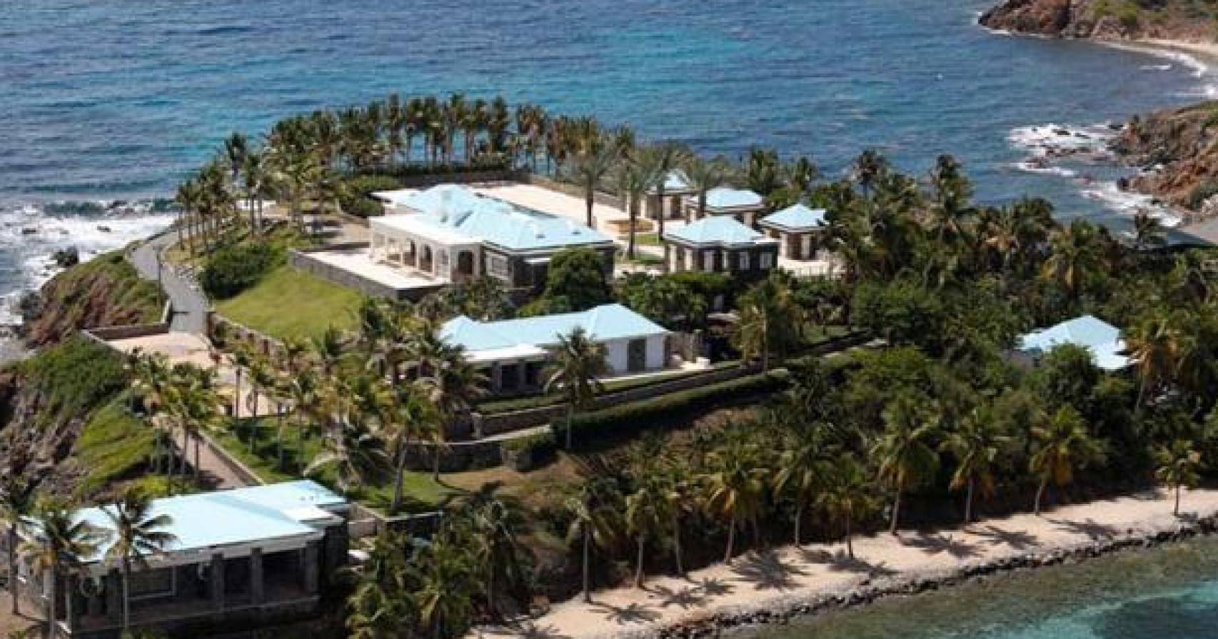 La isla de Little St. James, también conocida como la isla de las orgías.