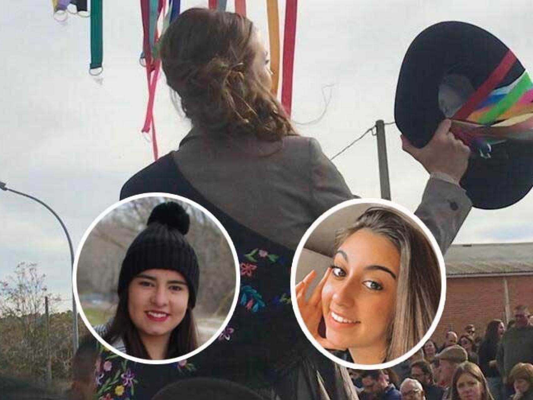 Aitana y Miriam  se preparan para sus versos