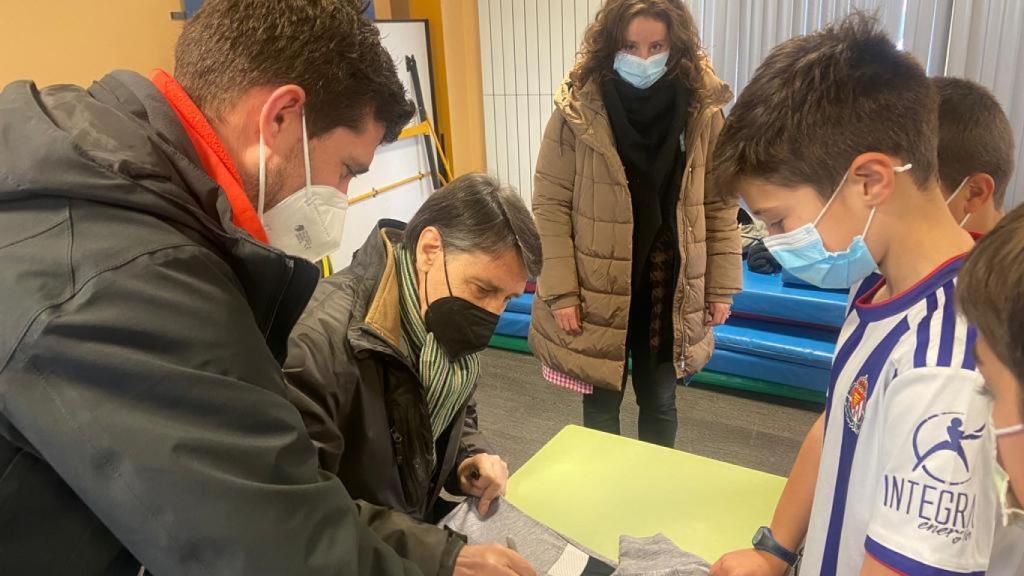 La clase magistral de Pepe Moré en el CEIP Parque Alameda
