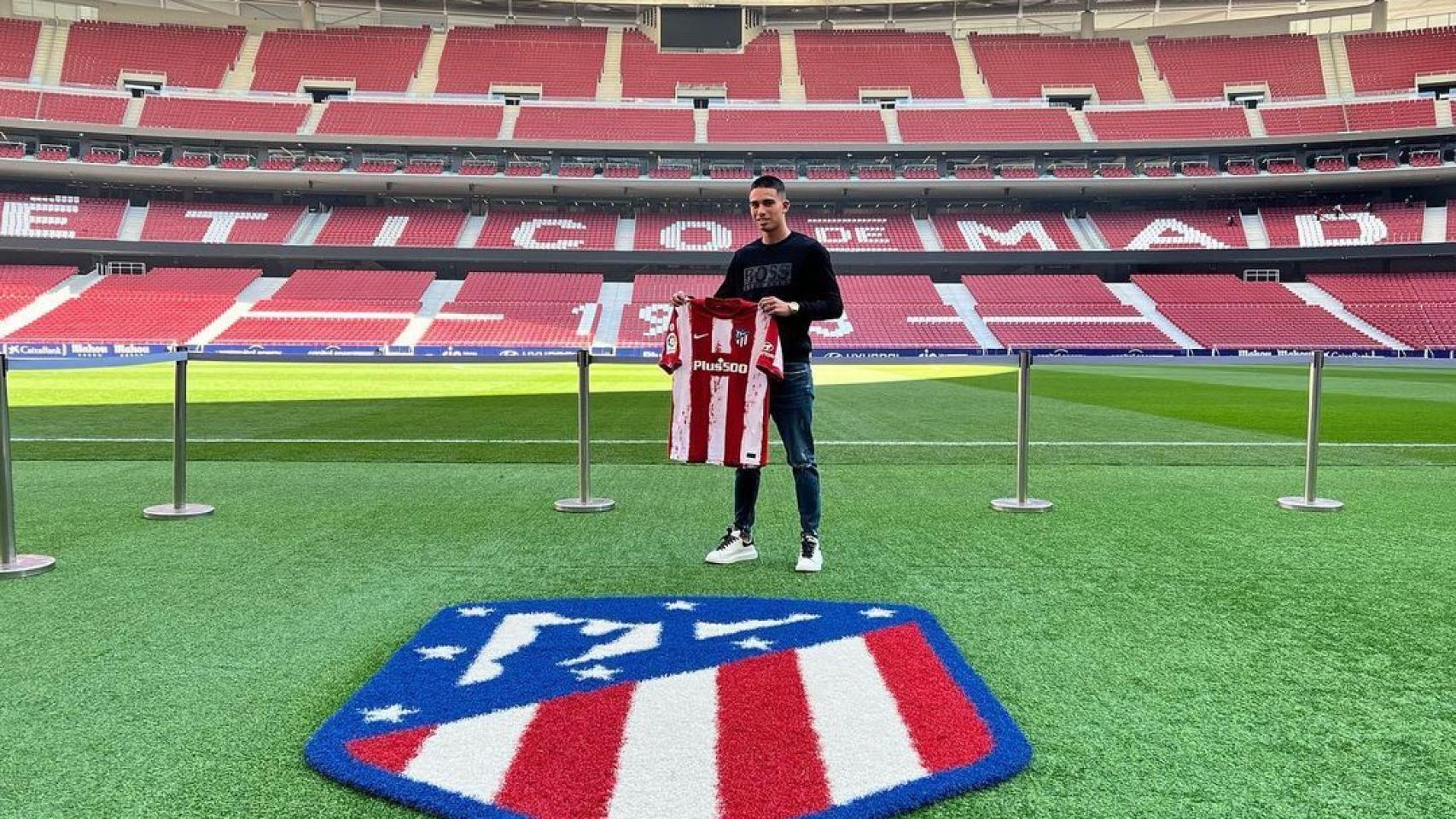 Gabriel Carvalho en el Wanda Metropolitano