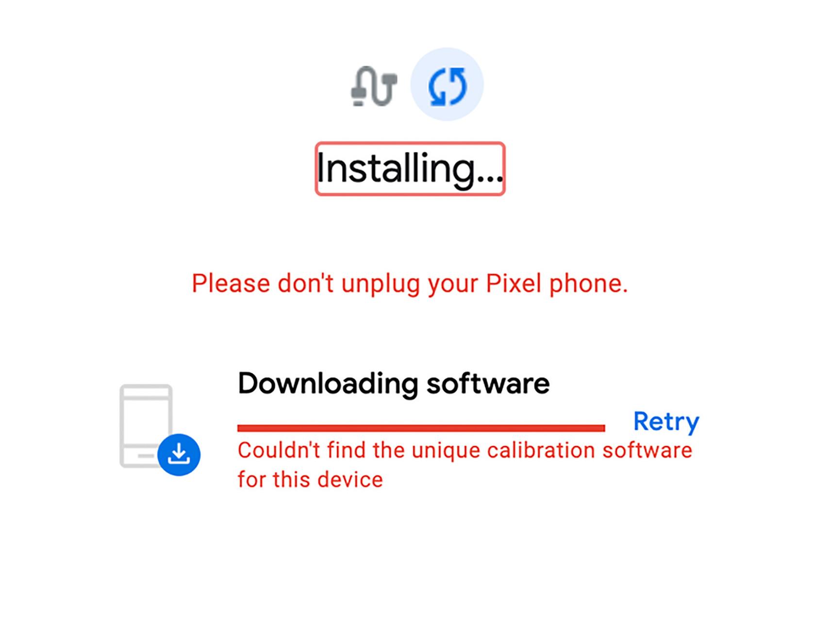 Herramienta de reparación de los Pixel 6 para el sensor de huellas