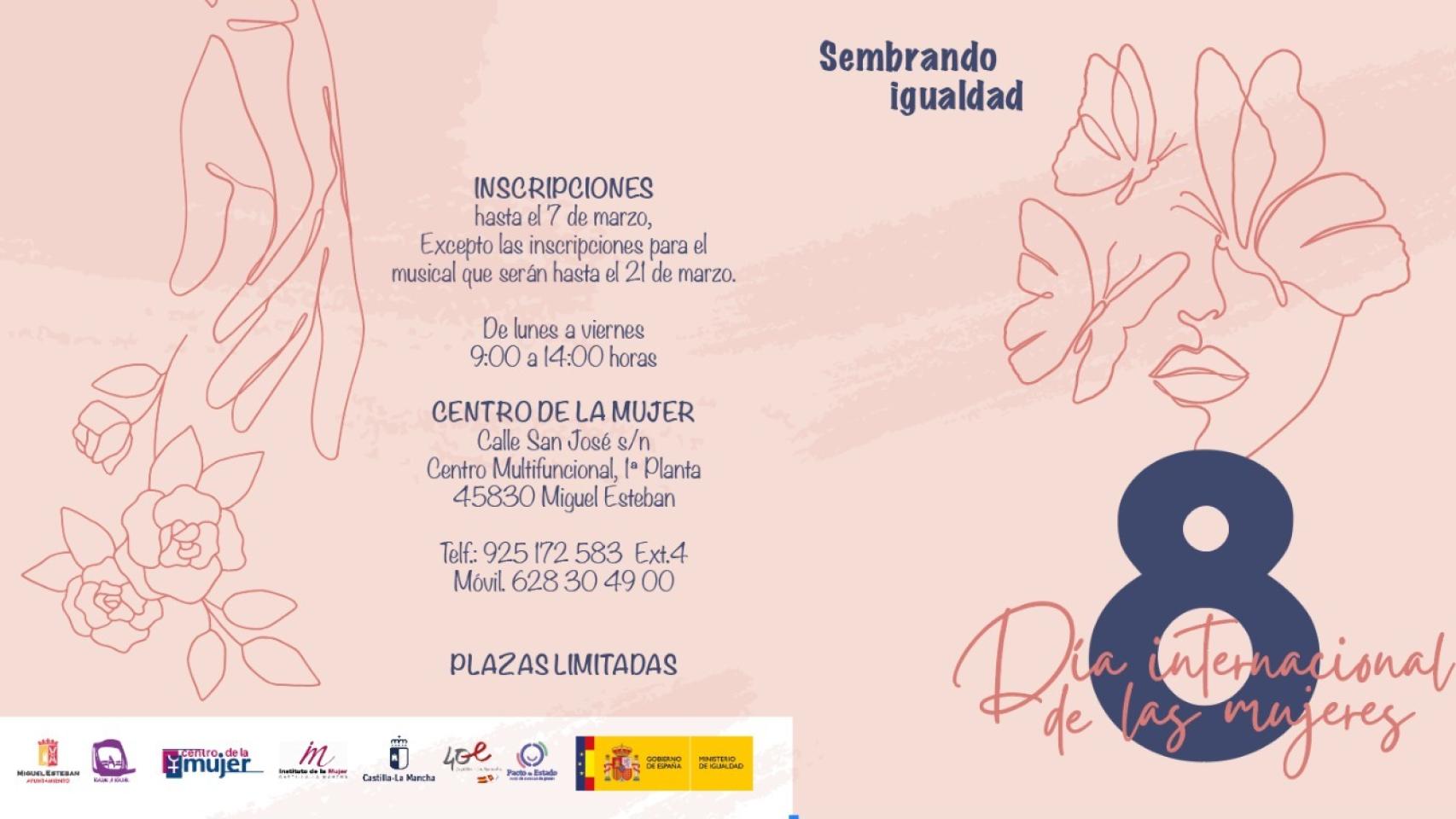 Miguel Esteban conmemorará el Día Internacional de las Mujeres con un amplio programa