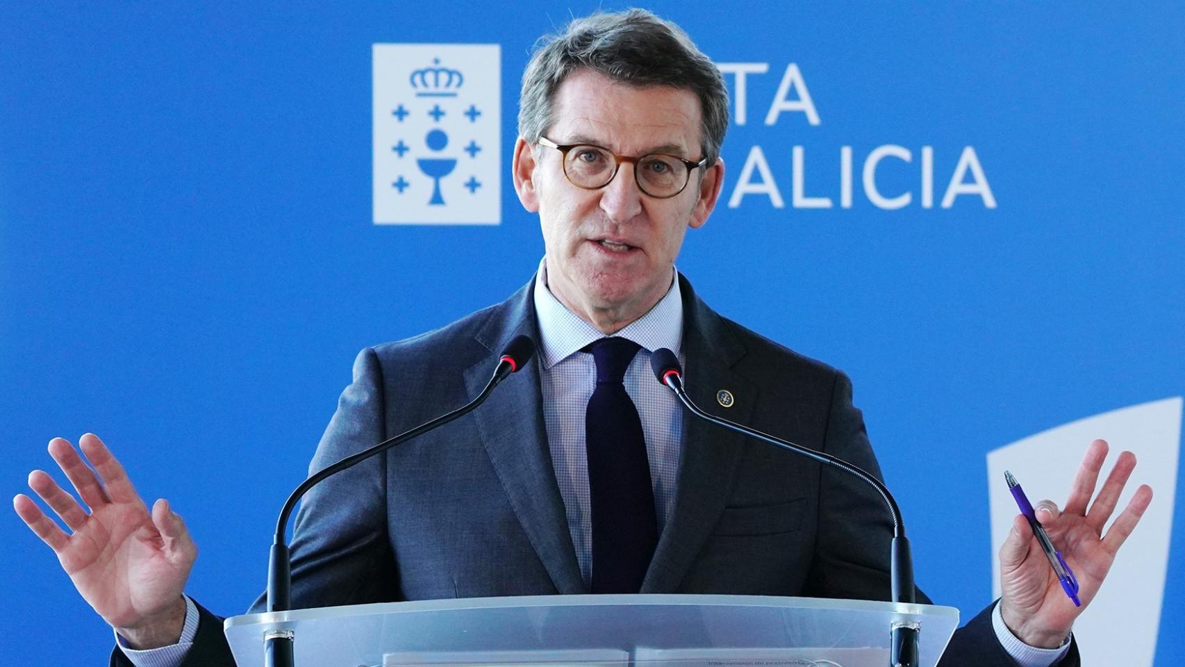 Alberto Núñez-Feijóo, presidente de la Xunta de Galicia.