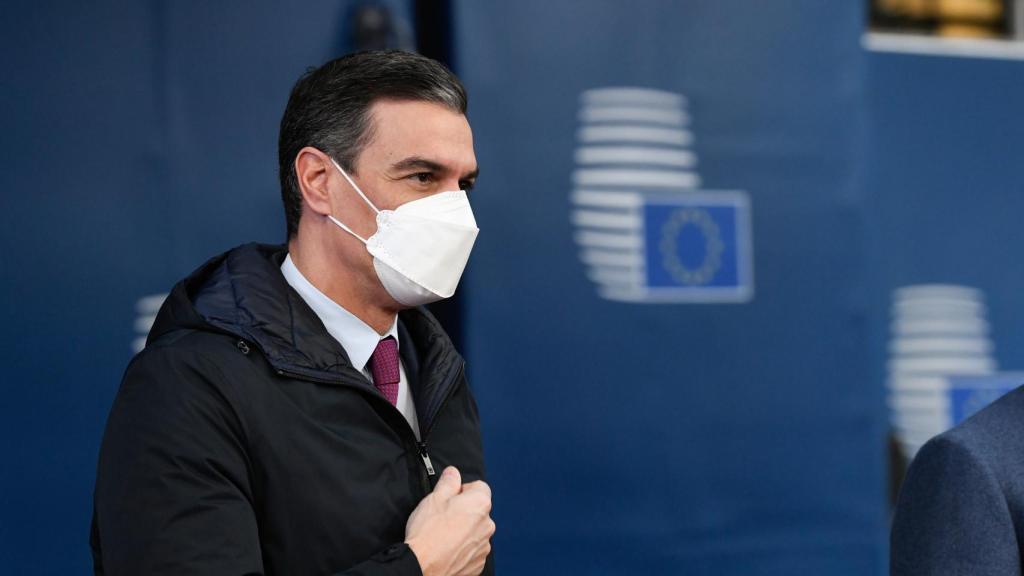 El presidente del Gobierno, Pedro Sánchez, en la cumbre con la Unión Africana este viernes en Bruselas