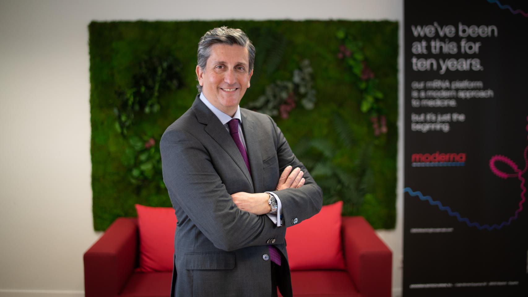 Juan Carlos Gil, director general de Moderna en España.