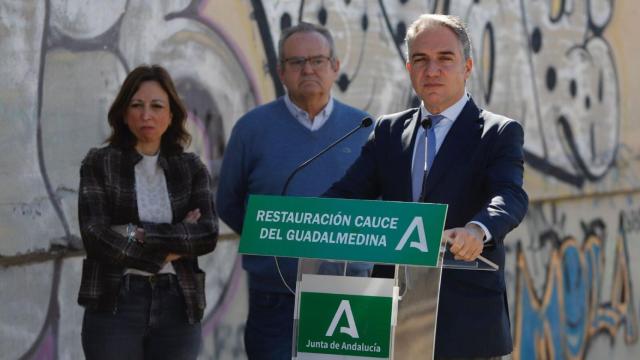 Elías Bendodo, este viernes en Málaga.