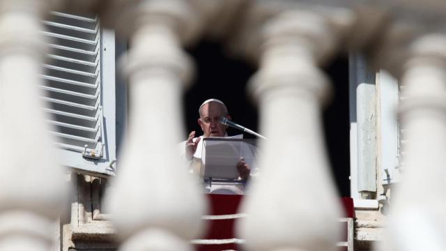 El Papa en el rezo del Ángelus.