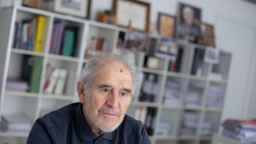 Demetrio Madrid en su despacho de consejero emérito del Consejo Consultivo de Castilla y León, en Zamora.