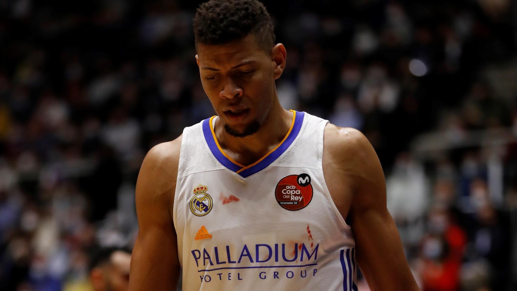 Walter Tavares, en un partido del Real Madrid de Baloncesto