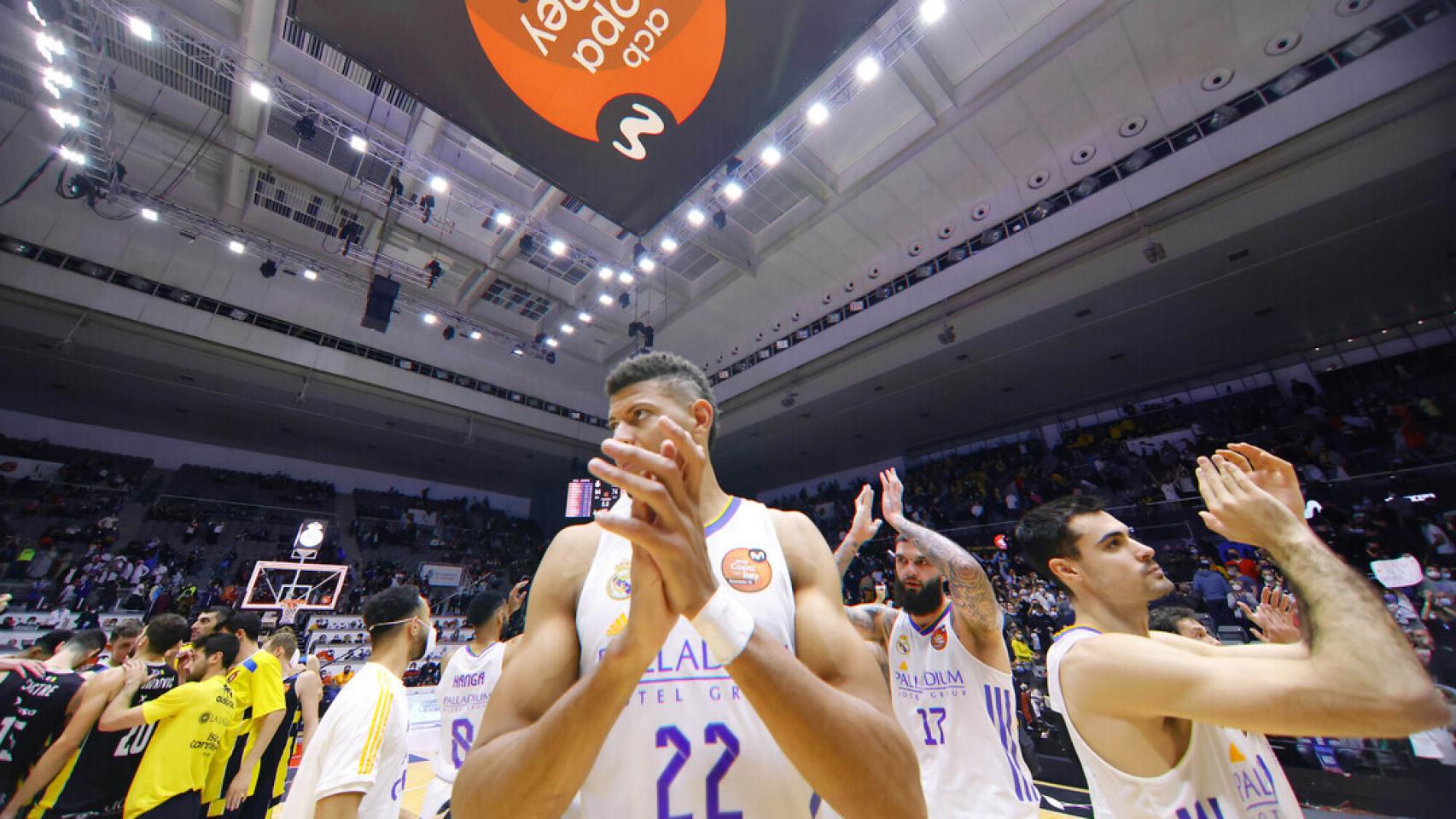 Edy Tavares y el resto del equipo agradecen el apoyo de la afición.