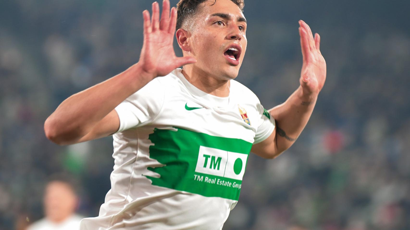 Ezequiel Ponce, delantero argentino del Elche.