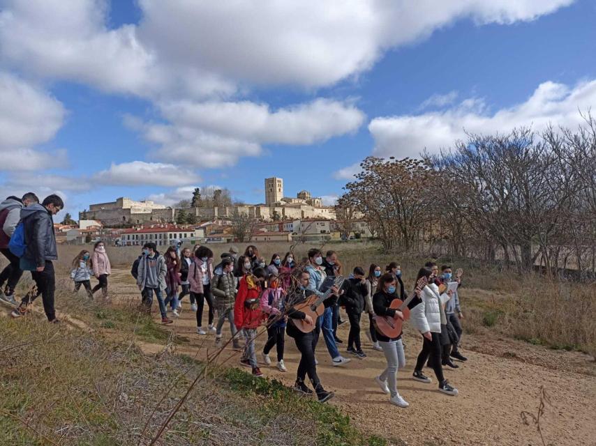 Jóvenes participando en el Jubileo diocesano de Zamora