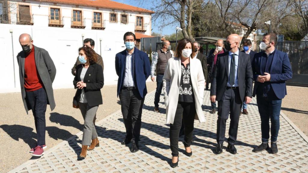 Inauguración de la nueva área de servicio para autocaravanas en Peralvillo
