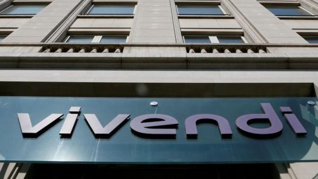 Logo de Vivendi en una de sus sedes.