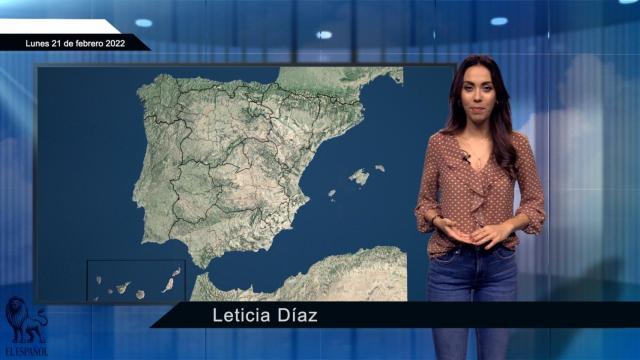 El tiempo para el lunes 21 de febrero.