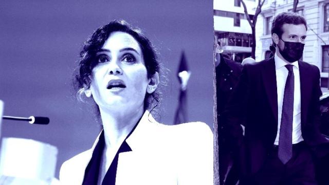 Isabel Díaz Ayuso y Pablo Casado.