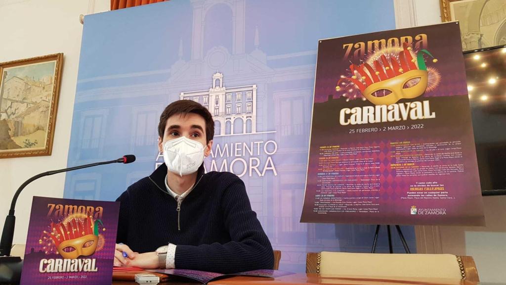 El concejal de Fiestas y Juventud, Sergio López