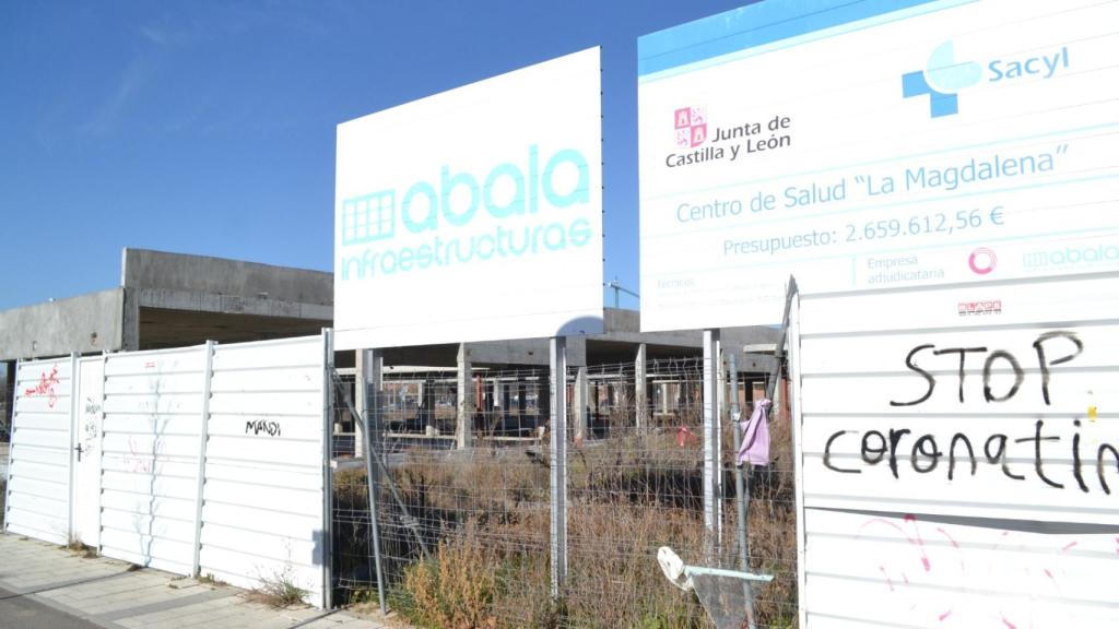 Las obras del centro de salud paralizadas por la quiebra de la constructora