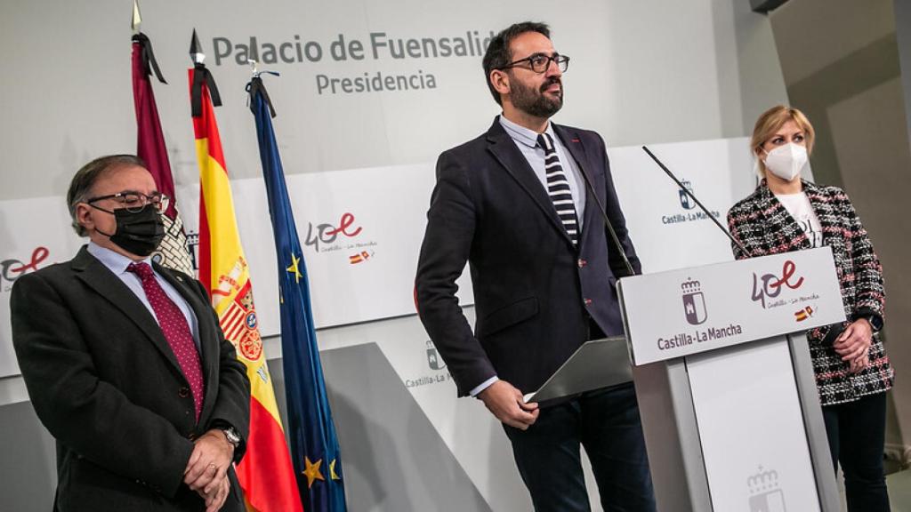 Sergio Gutiérrez en rueda de prensa.