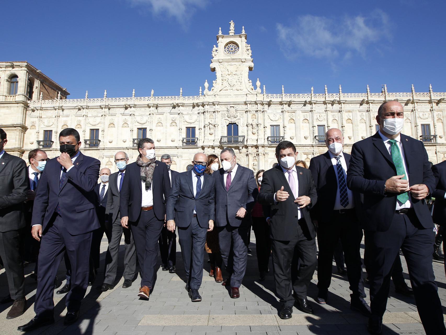 Foto del acto celebrado en León