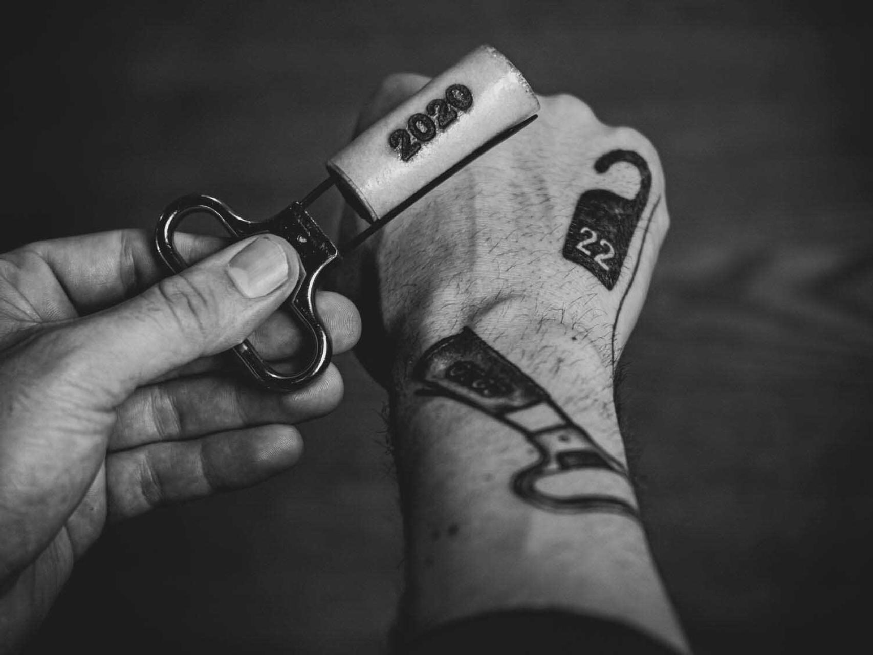 Un tatuaje vitalicio: del ‘Corchifrito’ al cielo. Fotografía cedida por Emilio a EL ESPAÑOL - Noticias de Castilla y León