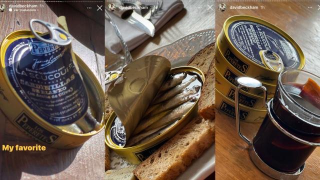 Las stories de David Beckam en Instagram