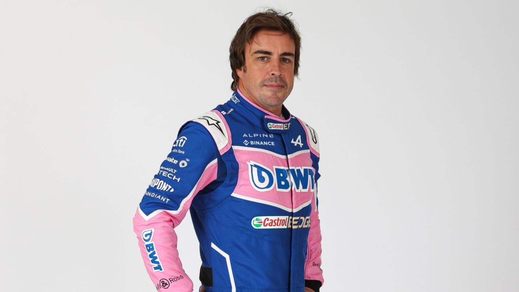 Fernando Alonso, con su nuevo mono.