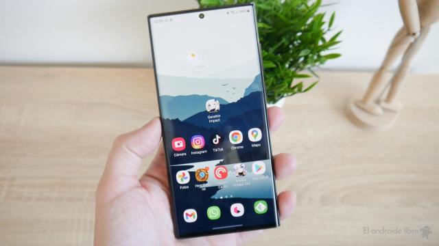 Aplicaciones en un Samsung Galaxy S22 Ultra