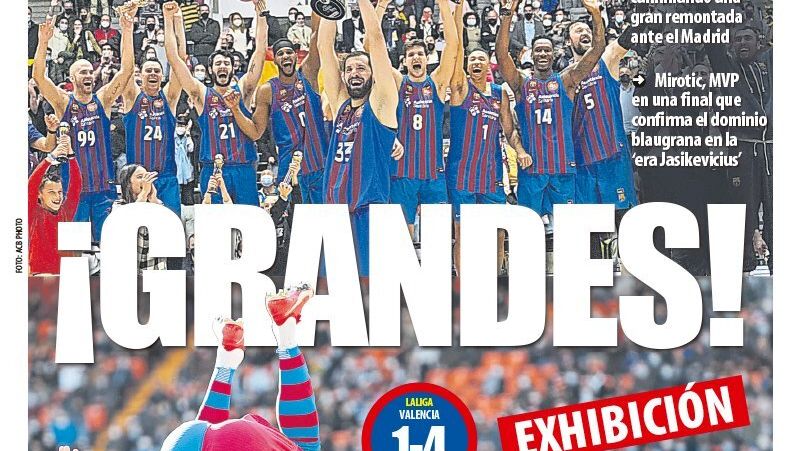 La portada del diario Mundo Deportivo (21/02/2022)