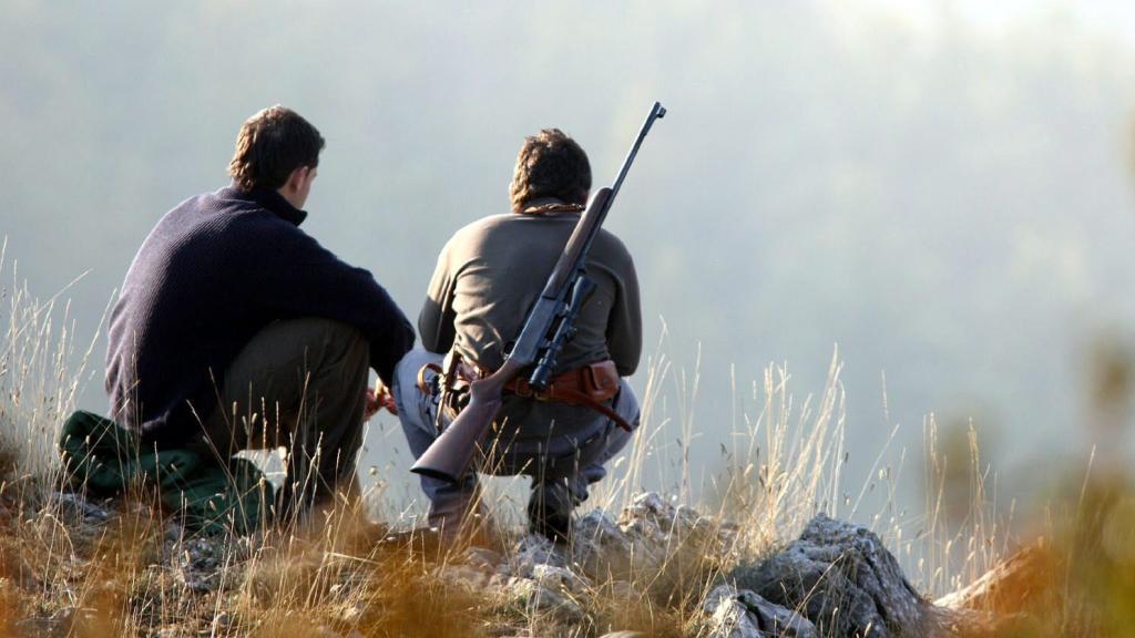 Imagen de archivo de dos cazadores