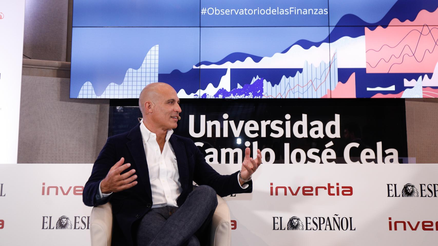Bernardo Hernández, inversor en nuevas tecnologías, durante su intervención en la primera jornada del II Observatorio de las Finanzas.