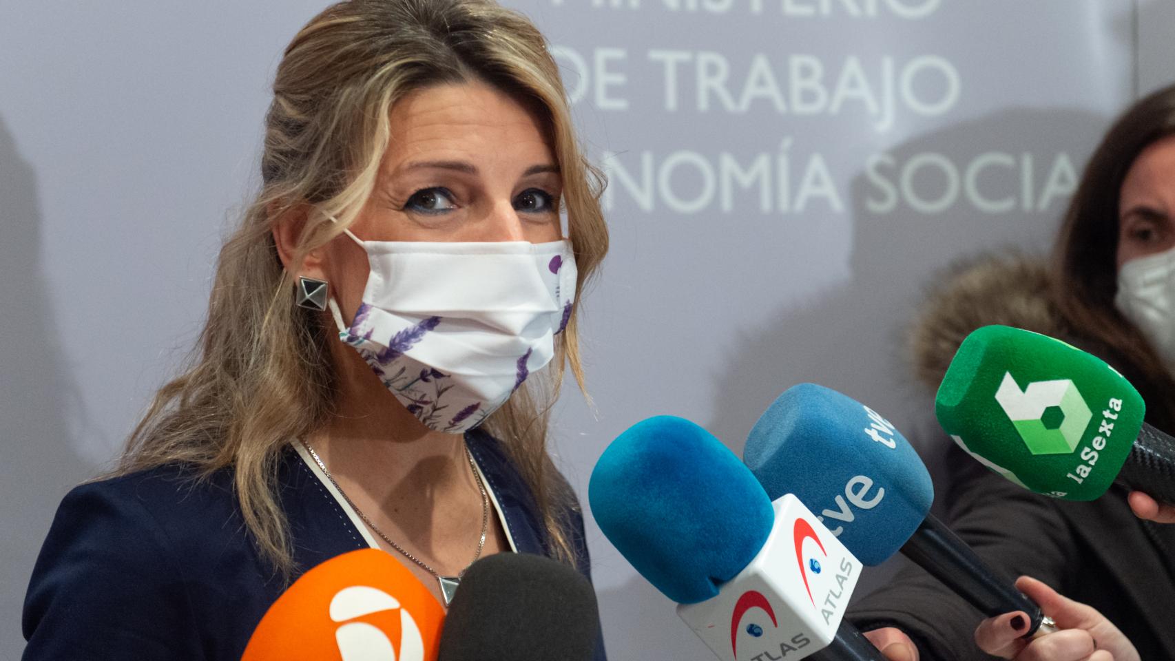 Yolanda Díaz, vicepresidenta segunda y ministra de Trabajo y Economia Social.